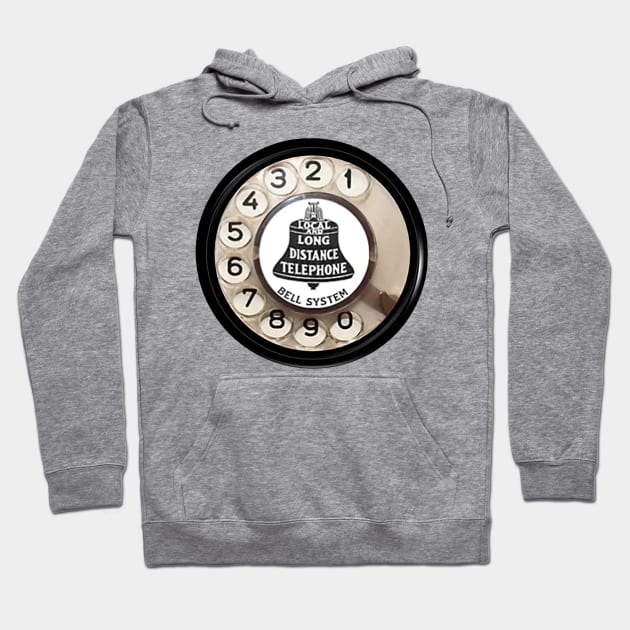 Bell System Vintage Rotary Dial Hoodie by RetroZest